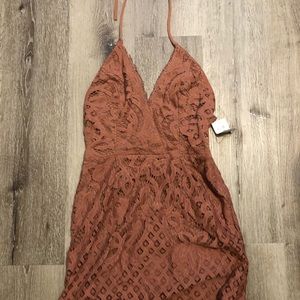NWT Windsor lace rust dress Size M $15